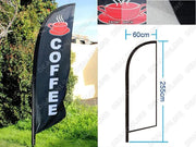 dealonline.co.nz dealonlinenz ‘OPEN’ 3.4M Cross Base/Set Commercial Feather Banner Flag Open Feather Banner Flag Set With Cross Base