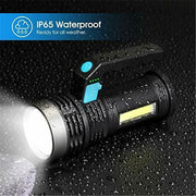 Super Bright Super Bright LED Torch Tactical 4 Models USB Rechargeable Flashlight by China Dropship