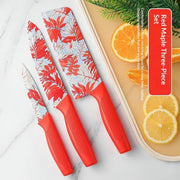 3-piece Knife Set For Home Use Vegetable And Slice Cutter Kitchen Knife Orange by China Dropship