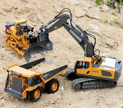 Remote Control Engineering Vehicles Series - Excavator Rump Truck Bulldozer All by dealonline.co.nz
