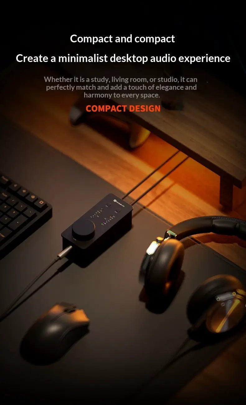 Desktop Headphone Amplifier DAC Audiophile DSD Audio Decoder by Action Outdoors Limited