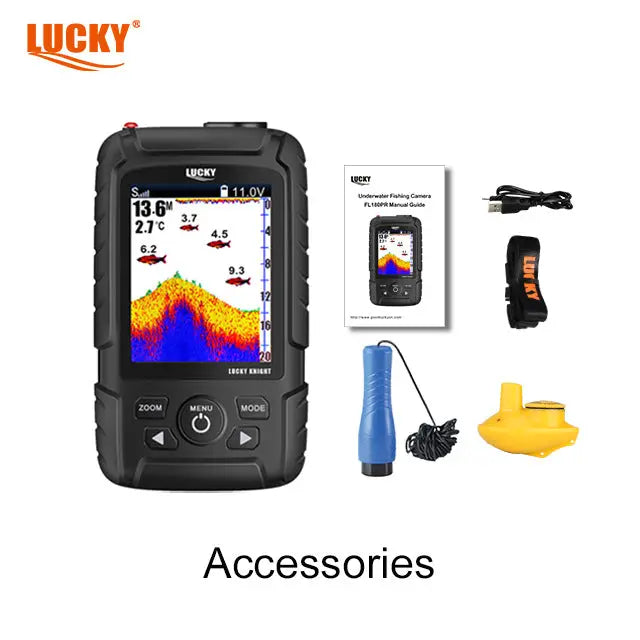 Action Outdoors Limited Lucky FF718LIC-W Ice Fishing Dual Probe Color Sonar Lucky FF718LIC-W Ice Fishing Dual Probe Color Sonar