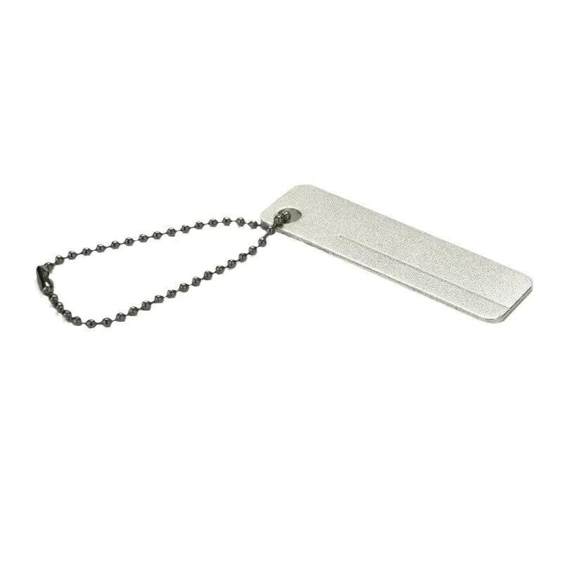 Ultra-hard Diamond Camping Outdoor Mini Sharpening Tool With Whetstone Hook Single Sided 400 Grit by China Dropship