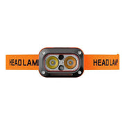 High-Intensity LED Motion-Sensor Headlamp Waterproof Head-Mounted Fishing Light - High-Intensity LED Motion-Sensor Headlamp Waterproof Head-Mounted Fishing Light Orange by China Dropship