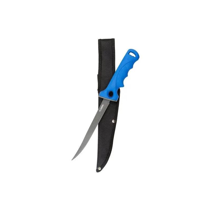 Blue Fillet knife with Sheath - 18Cm by Fladen