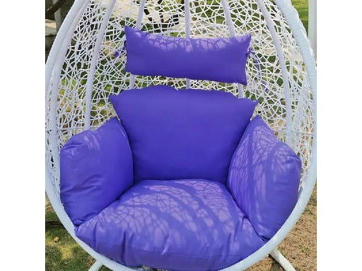 Cushion Pad Seat Set High Quality For Hanging Basket Chair - Purple by dealonline.co.nz