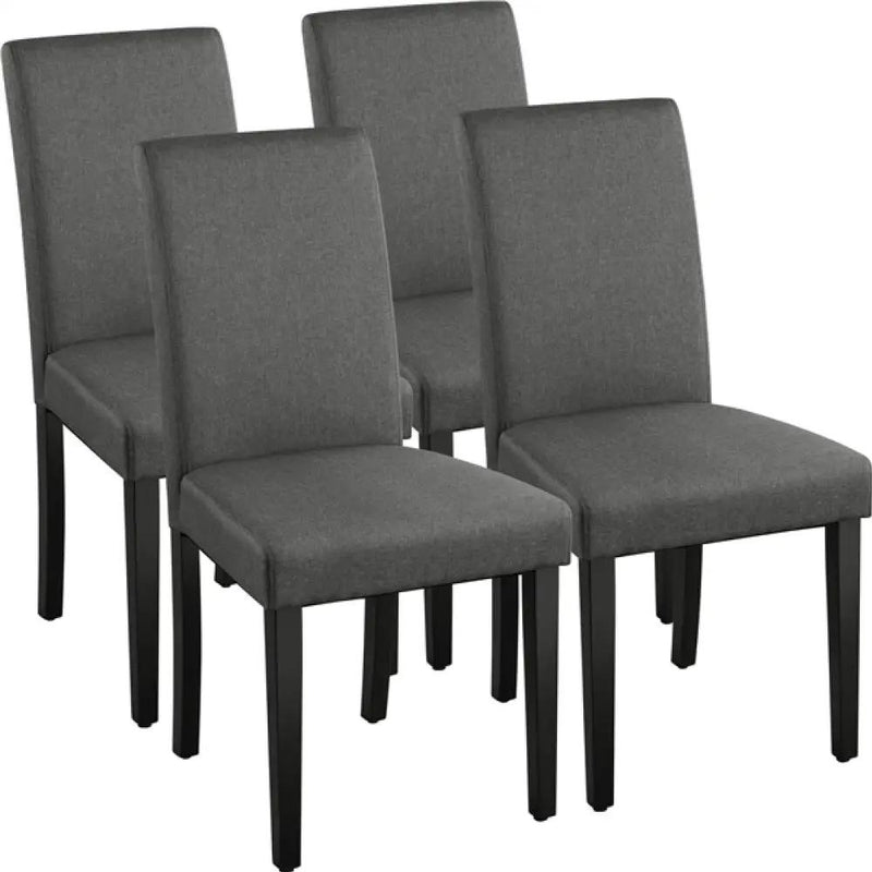 4pcs Parson Dining Chairs Fabric Upholstered Urban Style by Yaheetech