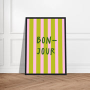 Bonjour by Blank Wall Print Shop