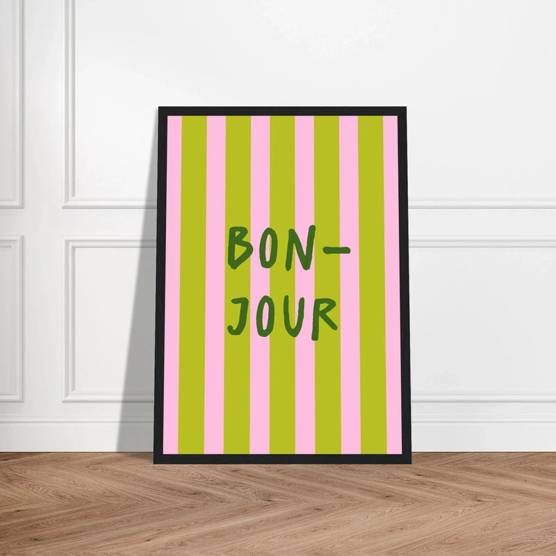 Bonjour by Blank Wall Print Shop