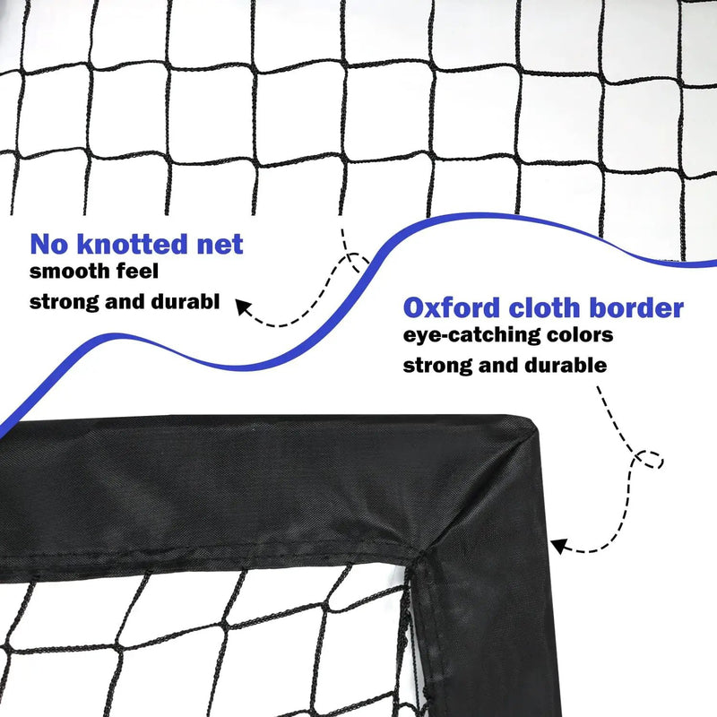 2PCS Portable Kid Soccer Football Goals Pop Up Soccer Goals by salelink.co.nz