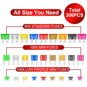 306PCS Car Fuse Kit by salelink.co.nz