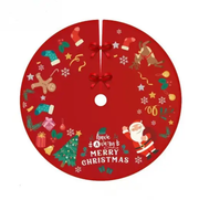 Christmas Tree Skirt 90x90cm by salelink.co.nz
