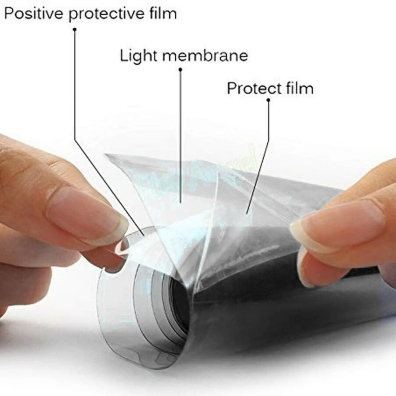 Car Headlight Tint Wrap Tail Fog Light Vinyl Wrap Kit 1Mx30CM by salelink.co.nz