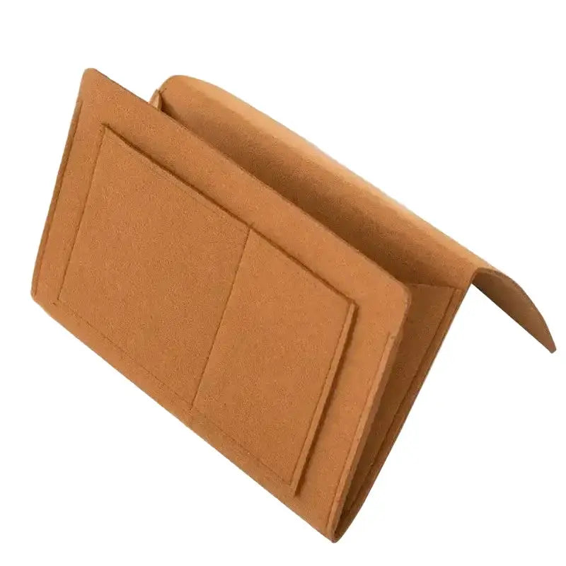 Habicare Felt Bedside Hanging Storage Pocket for Remotes, Phones & Books Felt Bedside Hanging Storage Pocket for Remotes, Phones & Books