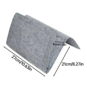 Habicare Felt Bedside Storage Bag with Hanging Pockets Felt Bedside Storage Bag with Hanging Pockets