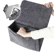 Habicare Felt Bedside Storage Bag with Hanging Pockets Felt Bedside Storage Bag with Hanging Pockets