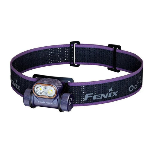 Fitness New Zealand Headlamp Fenix HM55R Rechargeable Headlamp 1200 Lumens Purple Fenix HM55R Rechargeable Headlamp 1200 Lumens