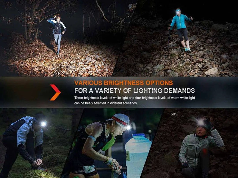 Fitness New Zealand Fenix HM65R-T V2 Purple Rechargeable Headlamp with SPORT Fit Headband Fenix HM65R T V2 Purple Rechargeable Headlamp