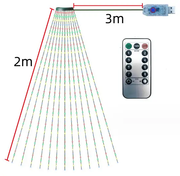 2M Christmas Tree Light Colorful by salelink.co.nz