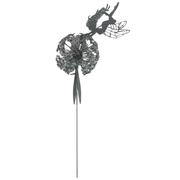 Dancing Fairy Metal Statue Garden Decoration Outdoor Pathway Decorative by salelink.co.nz