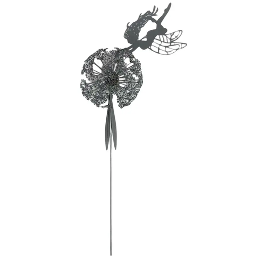 Dancing Fairy Metal Statue Garden Decoration Outdoor Pathway Decorative by salelink.co.nz