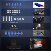 2PCS LED Trailer Lights Kit for 12V Trailer Boat Camper RV Trucks Snowmobile by salelink.co.nz