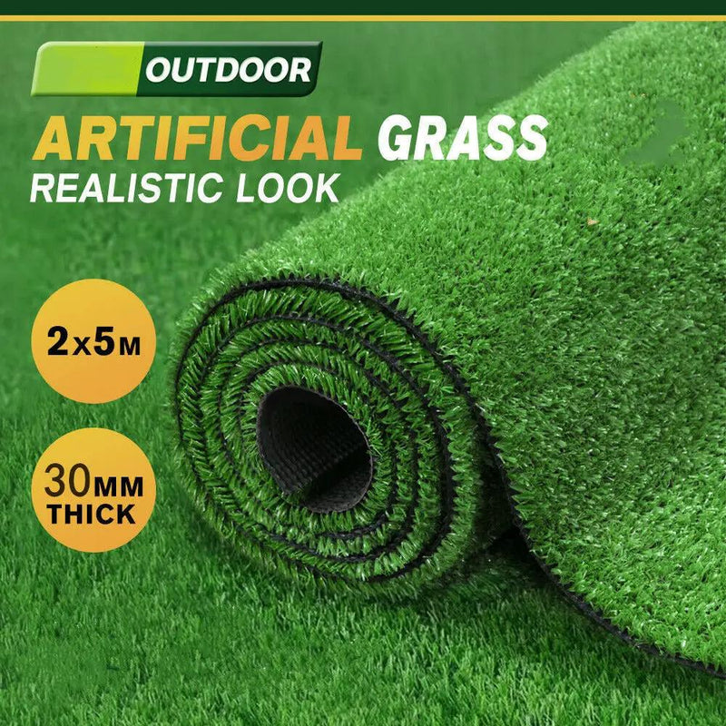 2X5M Artificial Grass 30MM 10M2 by salelink.co.nz