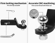 Trailer Hitch Mount with 2-Inch Ball by salelink.co.nz