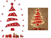 DIY Felt Christmas Tree with Light by salelink.co.nz