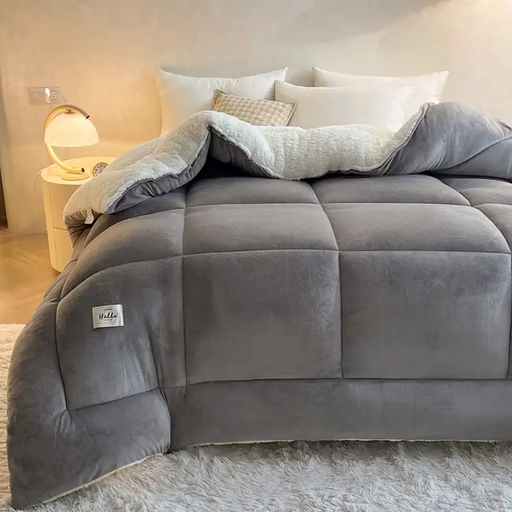 Thicken Blanket Soft Luxury Heavy 3kg Quilted Bedding Warm Cozy Machine Washable by dealonline.co.nz