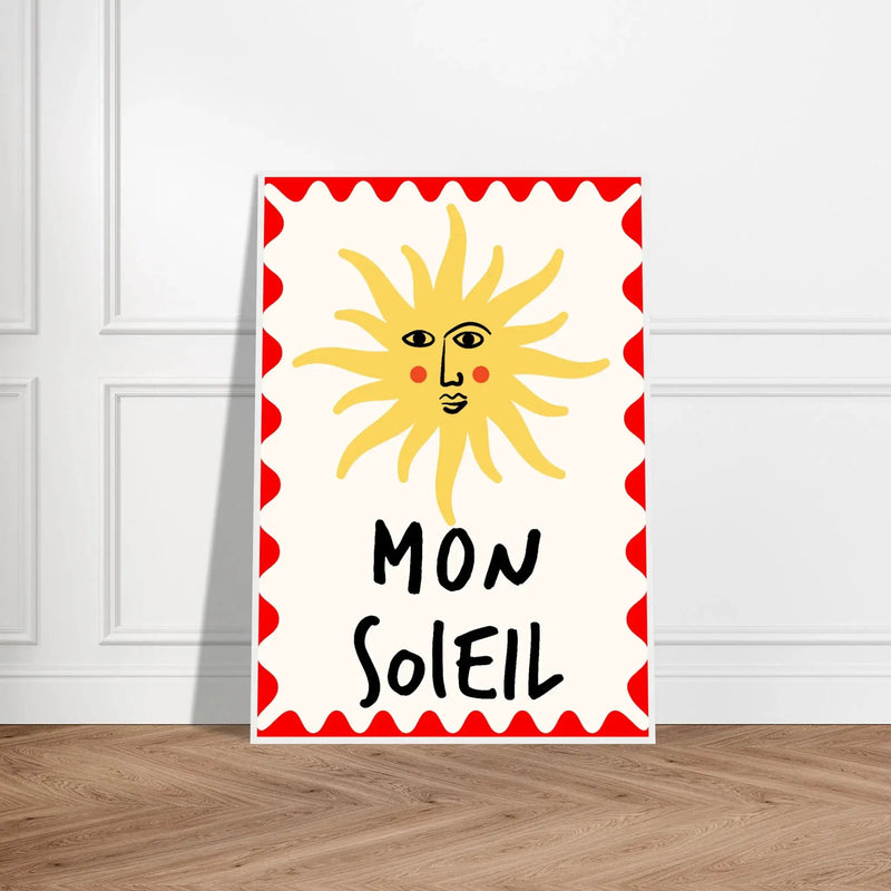 Mon Soleil by Blank Wall Print Shop
