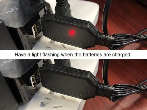 7.4V USB 3 pins Lithium Batteries Charging Cable for Car Drone or Helicopter by dealonline.co.nz