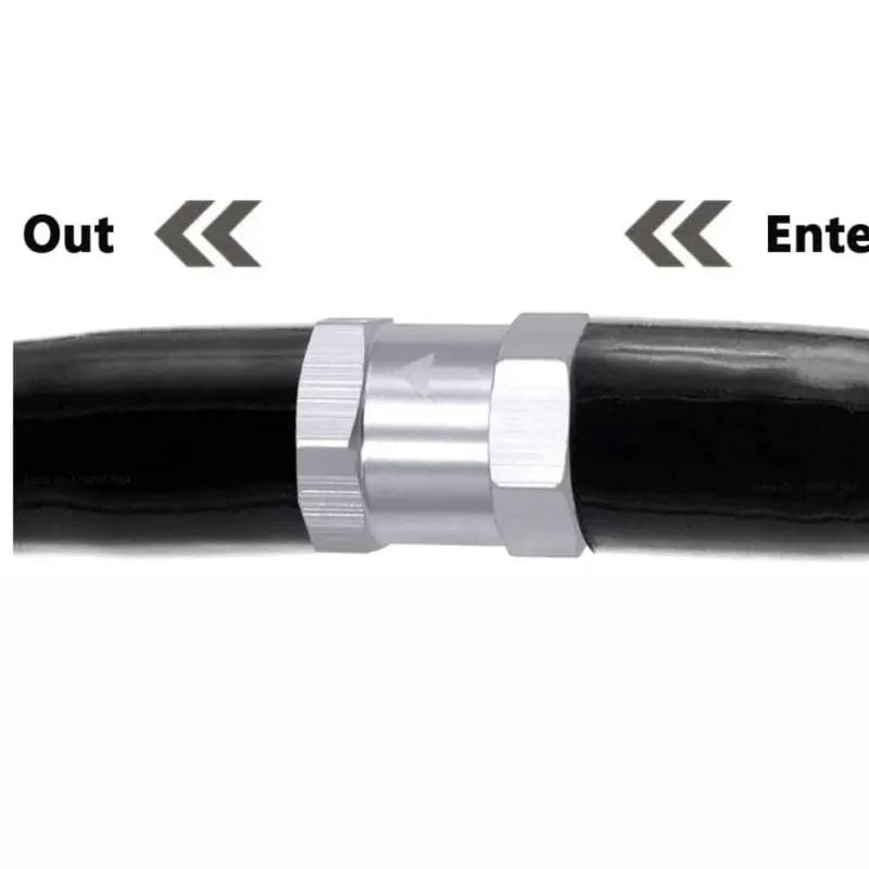 salelink.co.nz Unbranded 12mm Non Return Check Valve 12mm Inline Fuel Line Check Valve Aluminum Alloy
