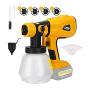 Cordless Spray Gun Paint Sprayer Fits Dewalt 18V Battery by salelink.co.nz