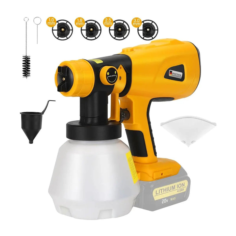 Cordless Spray Gun Paint Sprayer Fits Dewalt 18V Battery by salelink.co.nz