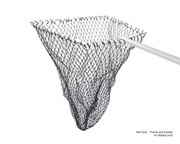 Fly Fishing Net With Lanyard 65cm Long 30cm Deep Landing Net