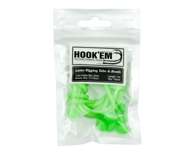 Australian Made Lumo Rigging Soft Red Tube 1 Meter 1.5mm Hole