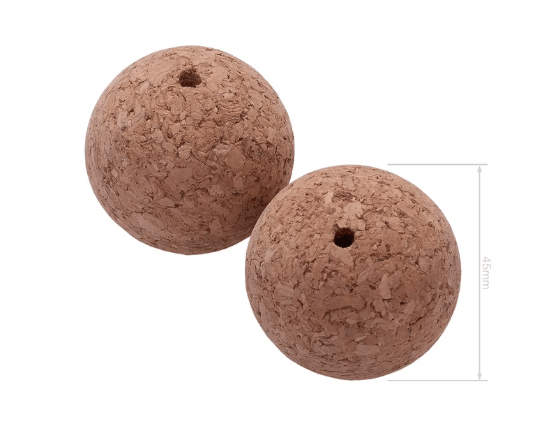 Hook Em Outrigger Cork Ball Stopper 45mm Pack Of 2