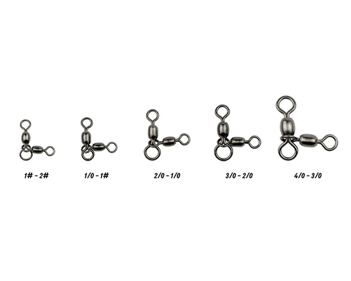 Hook Em Australian Made Crane Swivel 4lb Rating 35kg Pack Of 15 Swivels – view 2