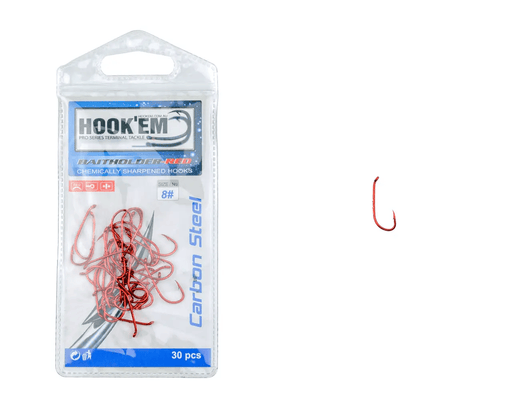 Hook Em Batiholder X Hook COLOUR Nickel Coated - Pre Pack - X Per Pack – view 1
