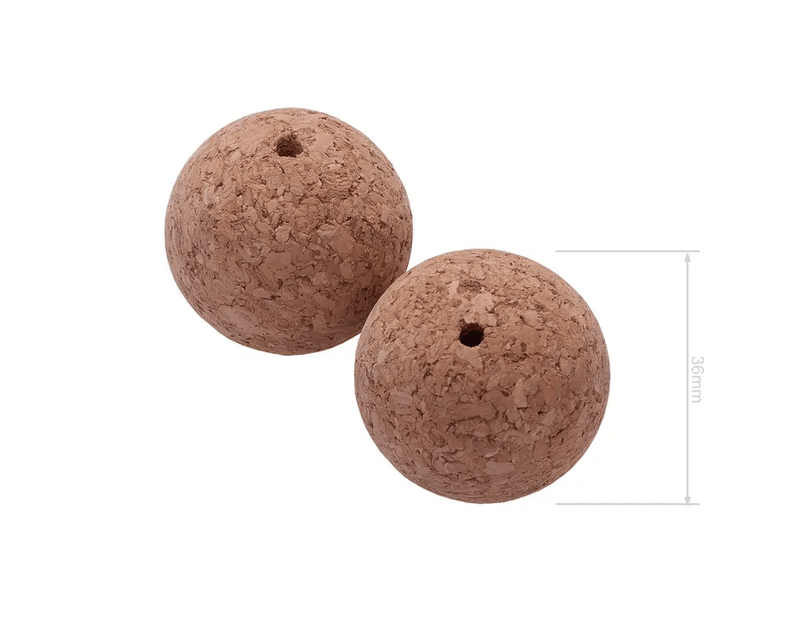 Hook Em Outrigger Cork Ball Stopper 36mm Pack Of 2