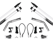 Complete Outriggers Set 15ft Fibreglass Poles Spears Snouts Rigging Kit