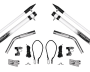 Complete Outriggers Set 15ft Fibreglass Poles Spears Snouts Rigging Kit