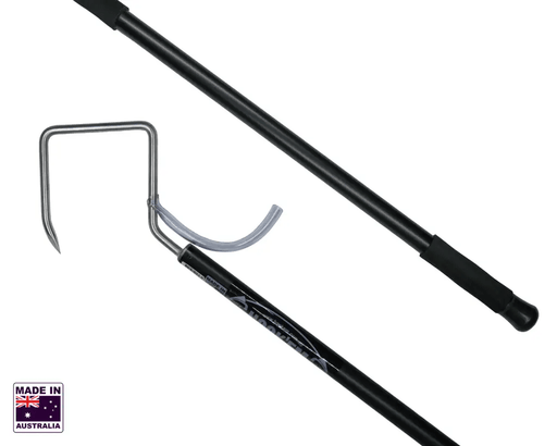 Hook Em Medium/Heavy Diamond Fixed Gaff - 12 x 150mm (6 Inch) Stainless Steel Offset Head