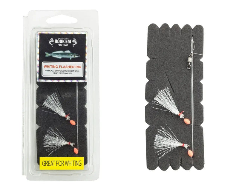 Flash Whiting Rigs With 2 Circle Hooks Size 4 Australian Made