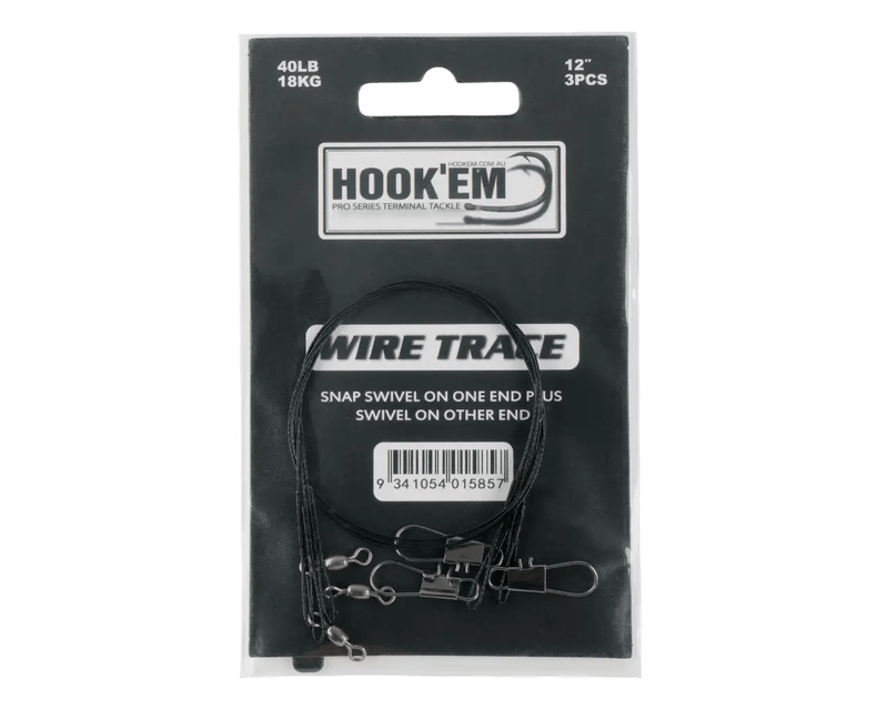 Wire Trace 100lb 7 By 7 Stainless Black Coated Wire 10m Rigging