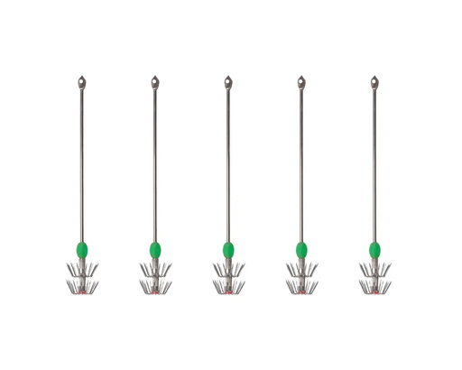 Squid Jig Metal Eight Inch With Glow Bead 10 Per Pack