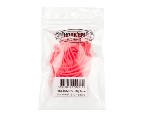 Hook Em Fishing Accessories Hook Em Lumo Rigging Soft Red Tube - Hook Em Lumo Rigging Soft Red Tube - | Action Outdoors NZ