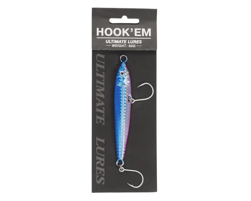 Metal Lead Weighted Lure 60g Silver Australian Made