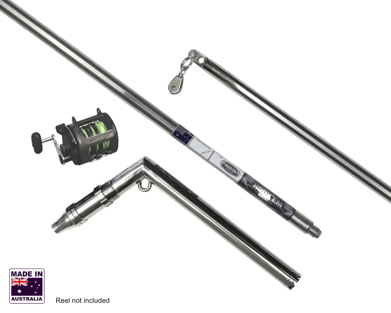 160cm Dredge and Teaser Boom Fully Adjustable with Reel Seat